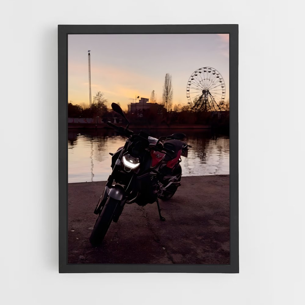 Poster Route 900 – affiche BMW Motorrad (vue 2)